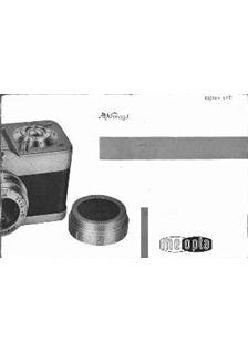 Meopta Mikroma manual. Camera Instructions.